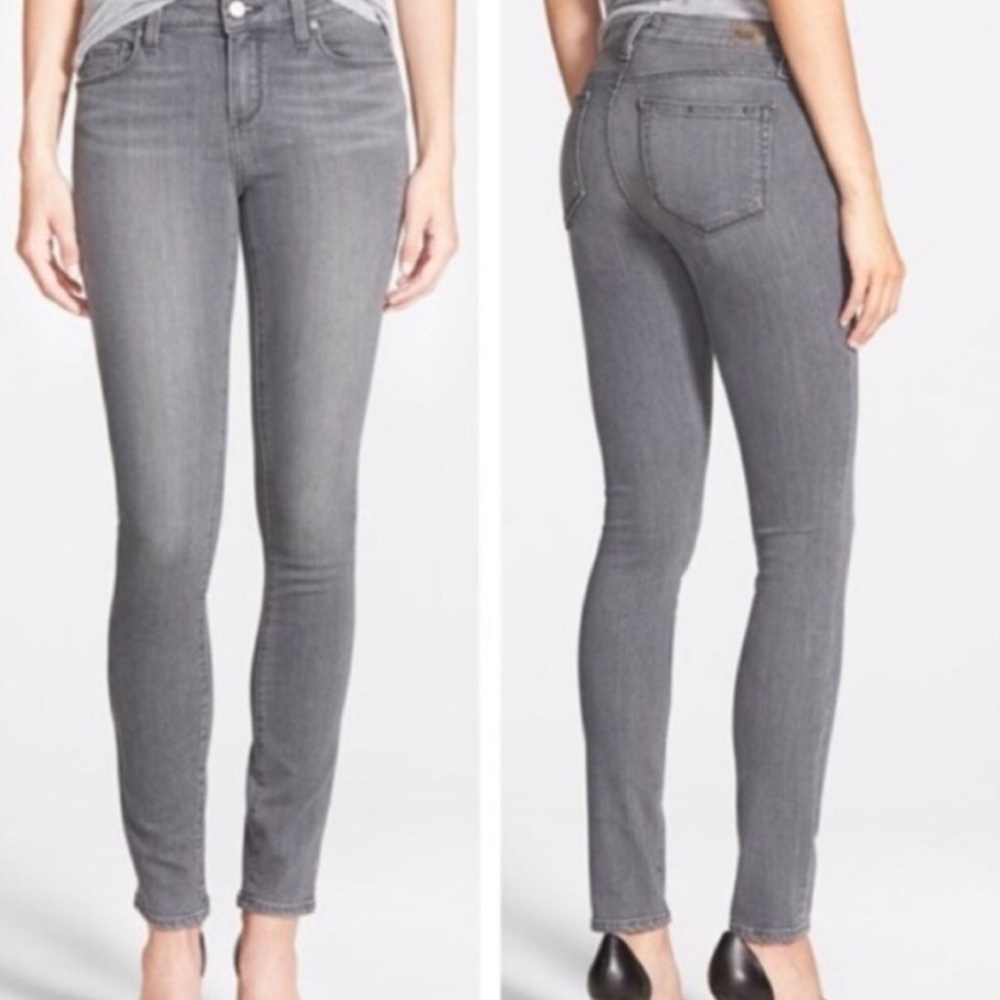 paige verdugo ultra skinny gray jeans